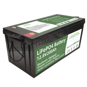 Hot selling 2.56KWh lifepo4 batteri 12v 200Ah 6000 cycles rv battery