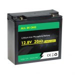 ரிச்சார்ஜபிள் டீப் சைக்கிள் Lifepo4 12V 20AH லித்தியம் அயன் பேட்டரி பேக் OEM