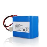 6.4V 12Ah LiFePO4 ரீசார்ஜ் லித்தியம் 26650 32650 சூரிய ஒளிக்கான இணைப்பியுடன் பேட்டரி பேக்